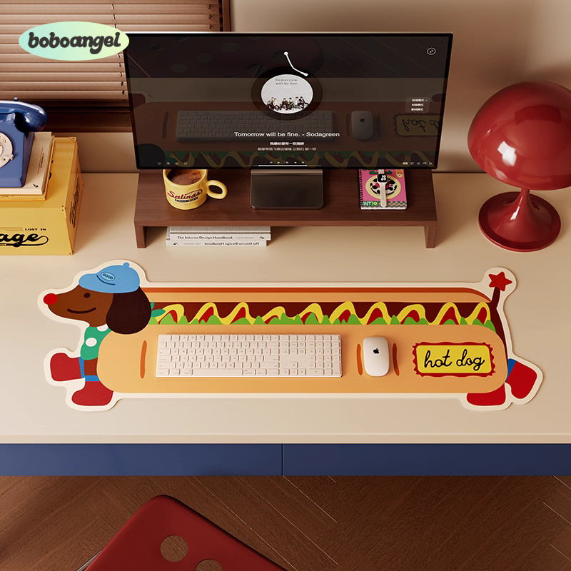 热狗派对女生电脑超大鼠标垫