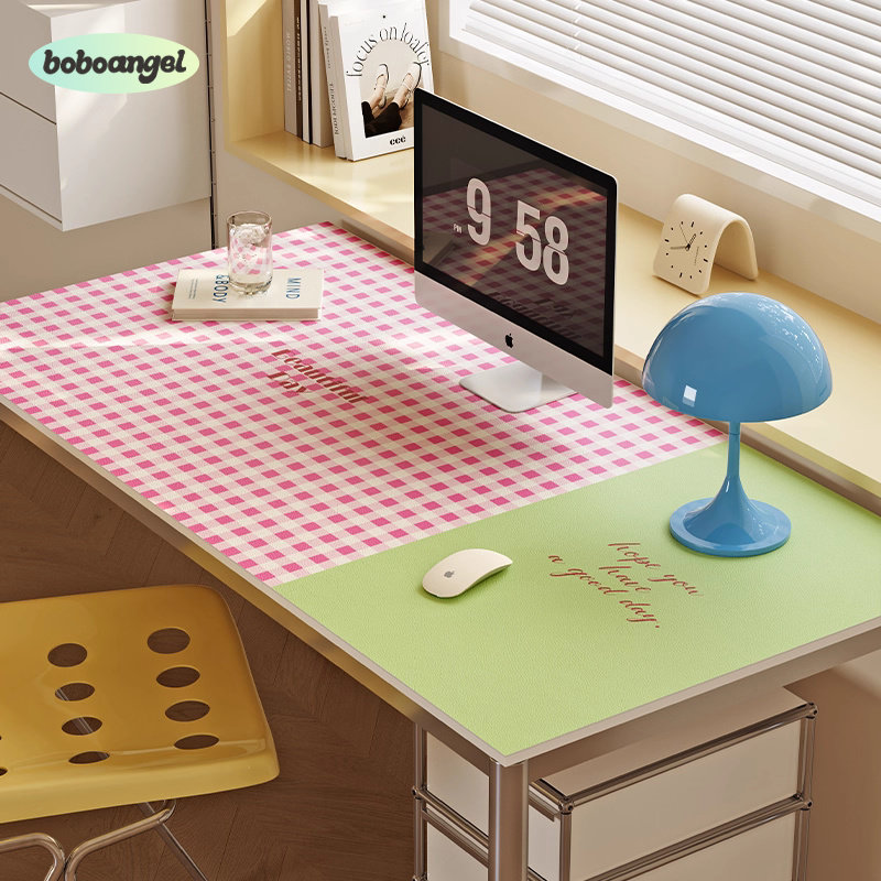 糖豆格子学习桌垫书桌学生专用课桌桌布可裁剪垫子卡通桌面防水垫,居家布艺,办公桌垫,淘宝优惠券,粉丝福利购,淘宝优惠卷