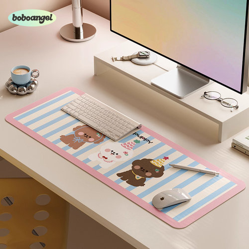 Hi皮小狗超大鼠标垫女生