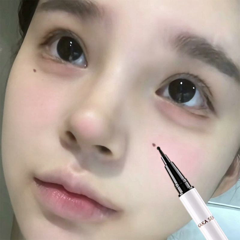 泪痣神器~小圆头美人仿真点痣笔持久防水防汗不晕染自然显色不脱