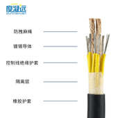国标控制线6 9芯KYZ镀锡铜线电缆二保焊机送丝机多芯信号连接线