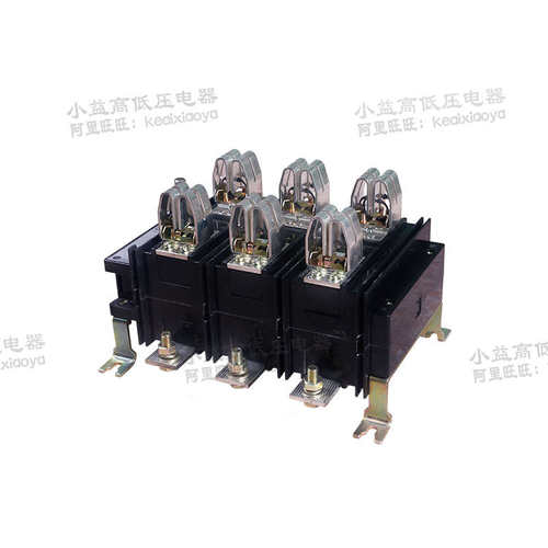 HH15 QSA-630/3隔离开关熔断器组 630A 刀熔开关全紫铜厚上海人民