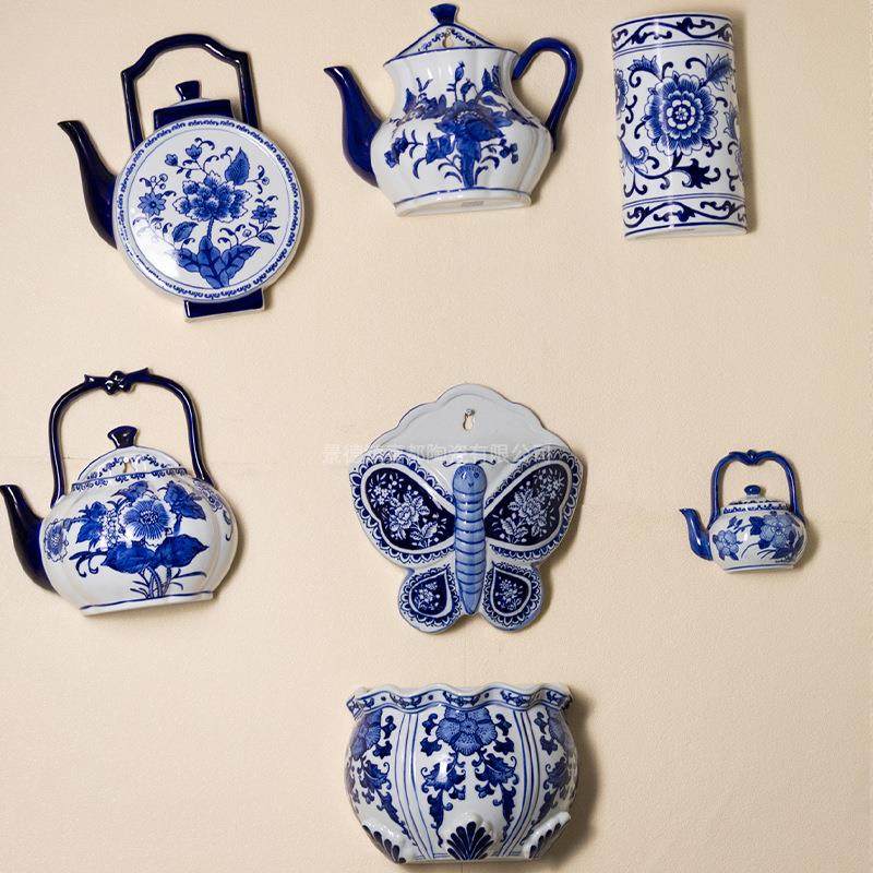 青花瓷壁挂水培花瓶家居挂墙客厅餐厅创意插花挂墙绿植小花盆壁瓶,3C数码配件,其它配件,淘宝优惠券,粉丝福利购,淘宝优惠卷