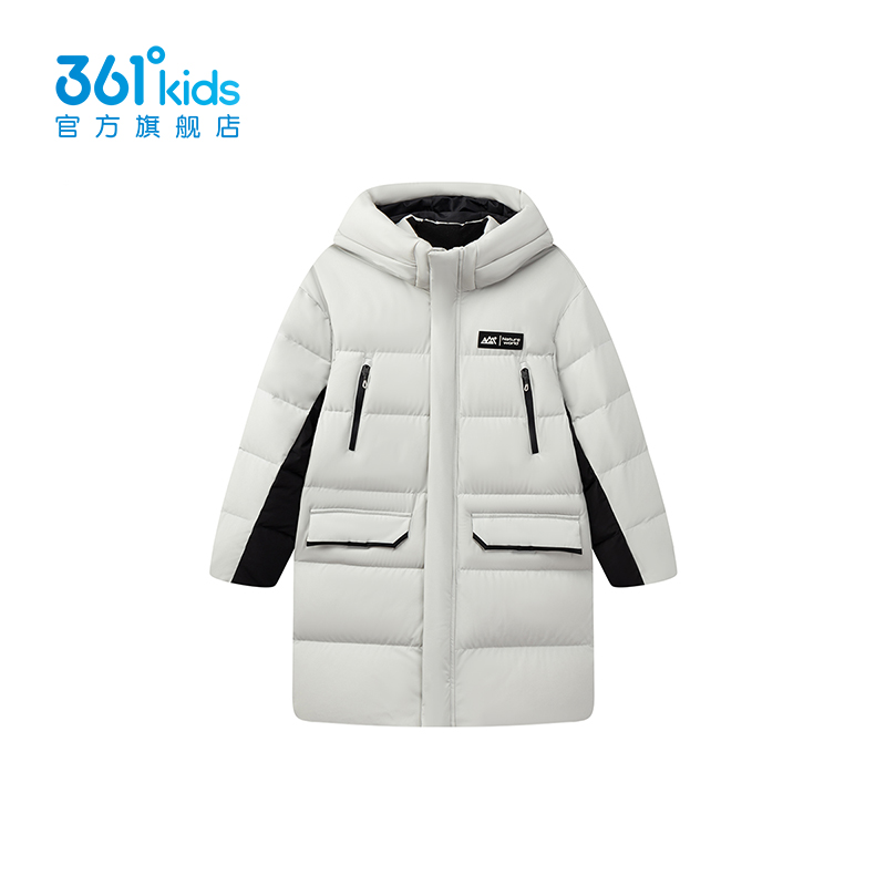 361童装男童中长羽绒服加厚保暖
