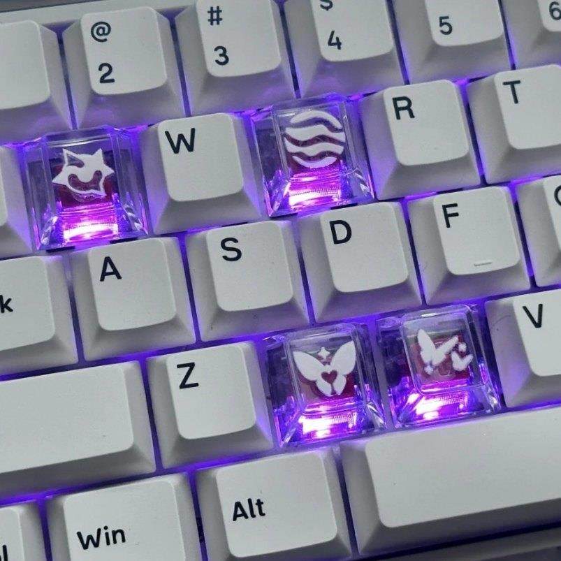 无畏契约技能键帽透光键帽瓦罗兰特键帽心适配客制化机械键盘