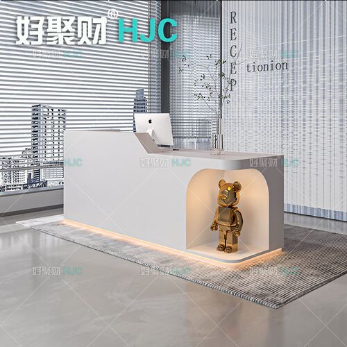 速发服装店收银台柜台简约烤院店铺小型台吧漆前台接待台