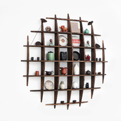 实木置物架 饰客厅沙发背景墙中式 壁挂式 墙上博古架电视墙置物架装