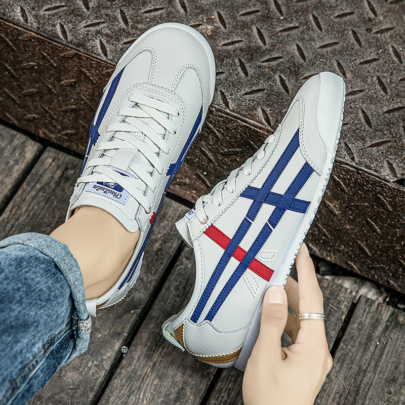 chaozuozou男鞋夏季透气休闲板鞋情侣德训鞋女士阿甘鞋低帮小众潮