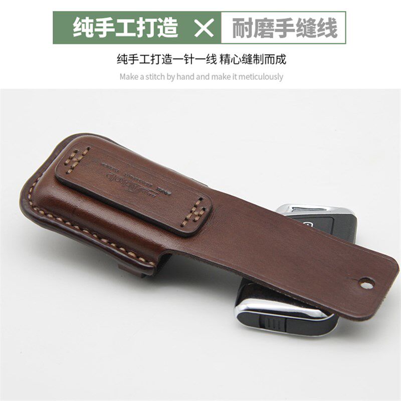 真牛皮纯手工钥匙保护皮套包定做探岳途铠凌O渡探歌途观L朗逸宝来