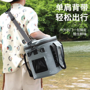 户外保冷箱露营野餐保温箱冷藏箱车载冰袋便N携式收纳包可斜挎方