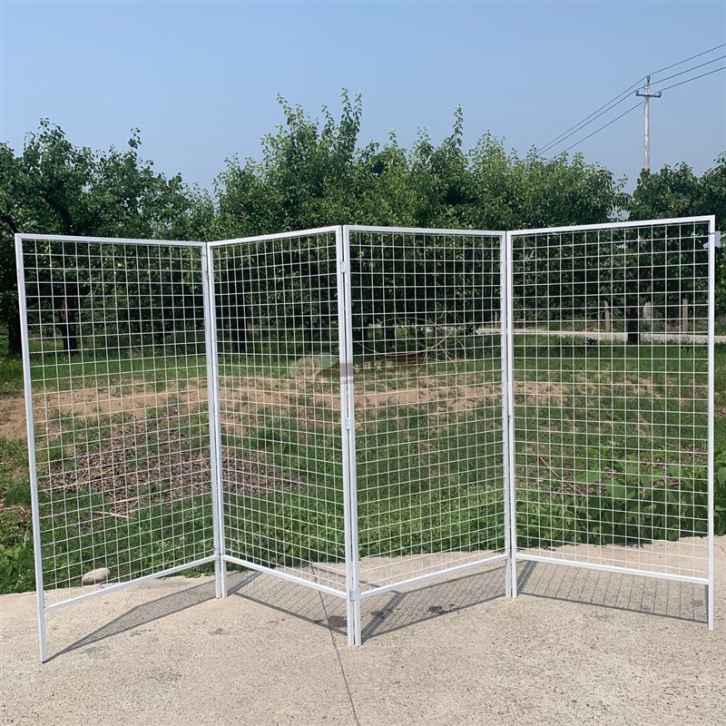 新款折叠网格展架幼儿o园作品展示架立式网片落地屏风隔断展会网