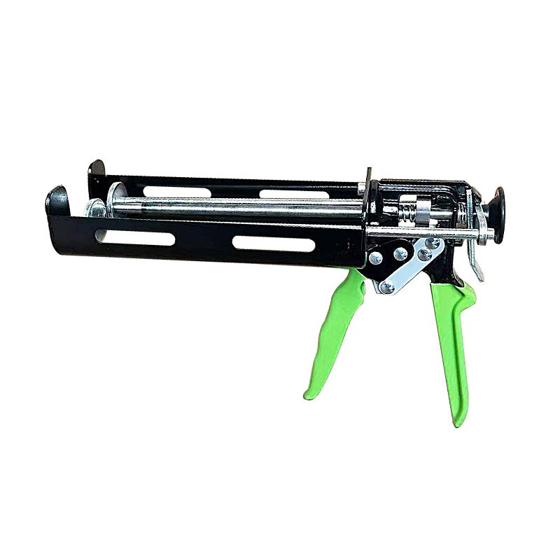 促销美缝剂双管手动助力省力金y属钢胶枪瓷砖地砖施工工具套装专