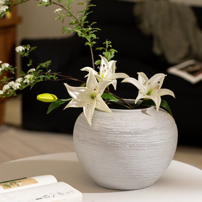 复古艺术陶瓷花瓶客厅水培插花粗陶罐仿古做旧粗犷U侘寂风装饰摆,家居饰品,花瓶,淘宝优惠券,粉丝福利购,淘宝优惠卷