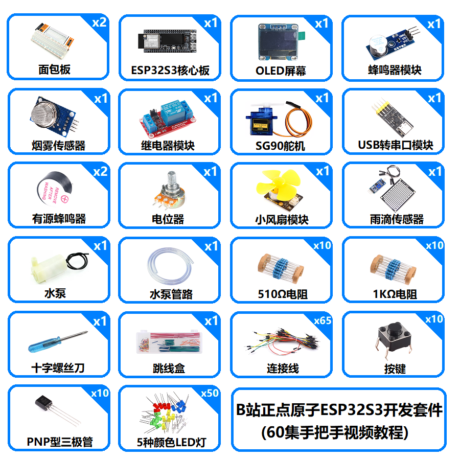 B站正点原子ESP32S3同款开发套件