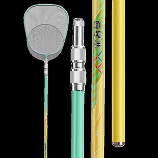 捞网全套捞网捞鱼网鱼捞网碳素捞网超轻超硬大S号伸缩杆方形大物