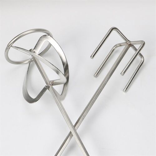 304不a锈钢搅拌杆手电钻水泥打灰搅灰腻子粉涂料油漆螺旋S型手枪