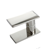 水沐悠L4E玻璃门淋浴房拉手w把手镜光不锈钢 304浴室门拉手好品质