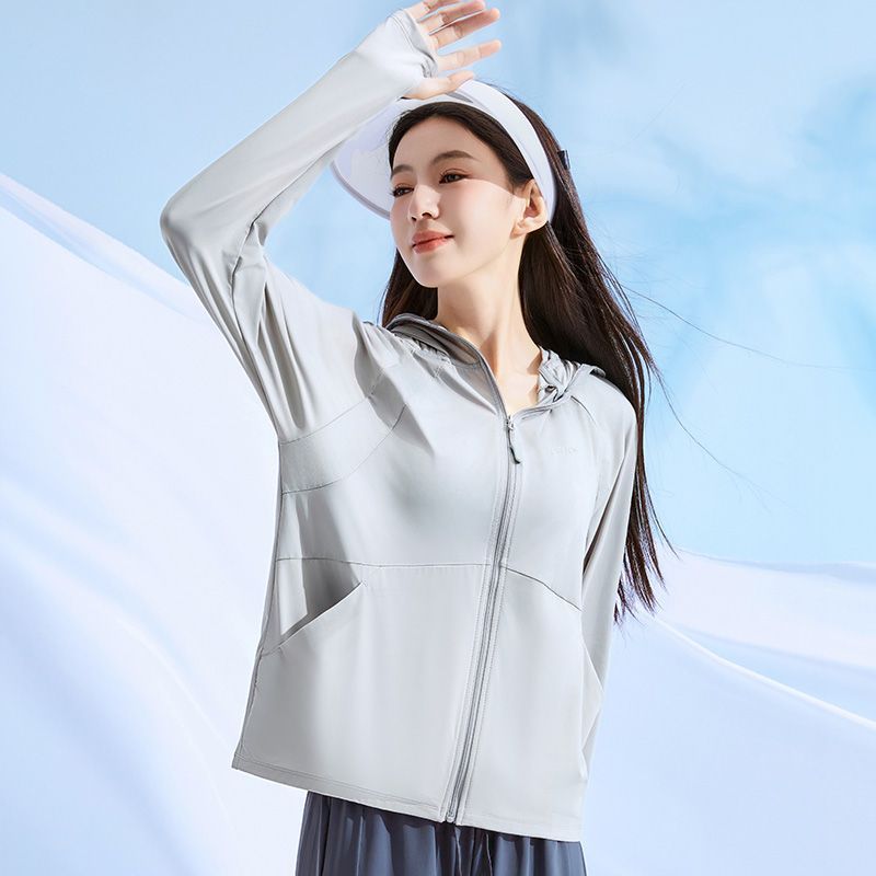 黑胶大帽檐防晒衣女士2025新款夏季冰丝轻薄款防晒服小个子皮肤衣
