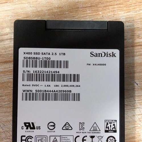 维修闪迪 SanDisk X400 1TB 2.5寸SATA 固议价