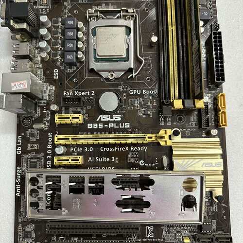 维修华硕B85-PLUS  REV.1.01主板 CPU议价