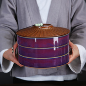 普洱茶饼罐陶瓷大号茶叶包装 盒白茶饼357克可叠加五大名窑茶叶罐