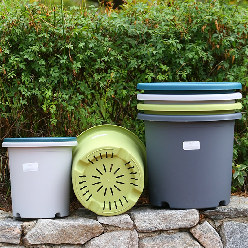 15加仑7加仑6加仑大型四季x加仑花盆特大号塑料盆种树大型落地绿