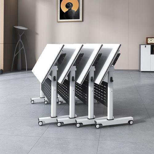 速发折叠会议桌培训桌可移动室公桌大型桌议办会椅组合主席台条桌