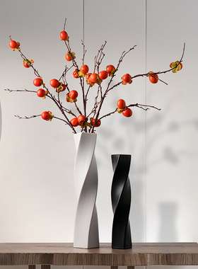 速发进门入户玄关装饰摆小花瓶走廊过道尽头轻奢高电感件众级视柜