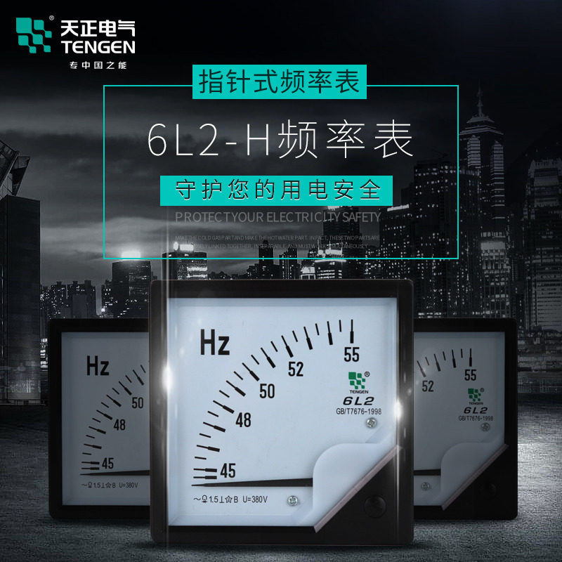速发TEHL2-流频率表HZ赫兹表45-556Z三相交H仪表板表80V