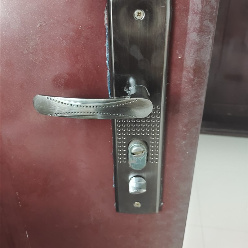 速发.防盗门把手锁具黑金执手锁门锁拉手一付面板包邮标准孔距