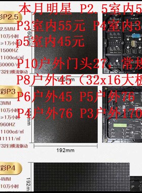 速发显示屏p2.5pp4p5p8p10室内户板防维单元板可水修配外全彩