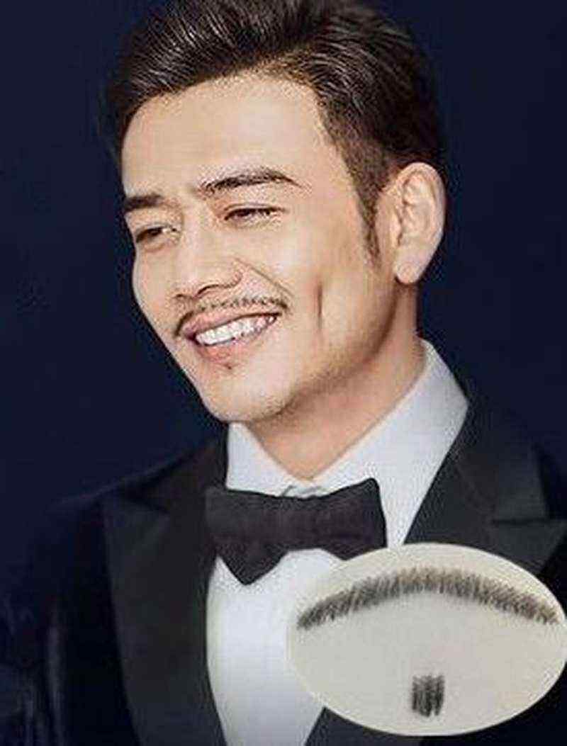 速发假胡子贴无痕络腮胡胡子贴假胡子仿真胡须仿真胡子道具自然胡