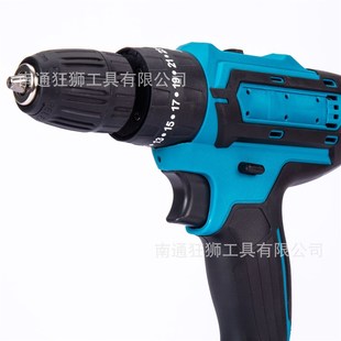 21V电钻锂电电钻电动螺丝刀N多功能手电钻工具套装 跨境新款