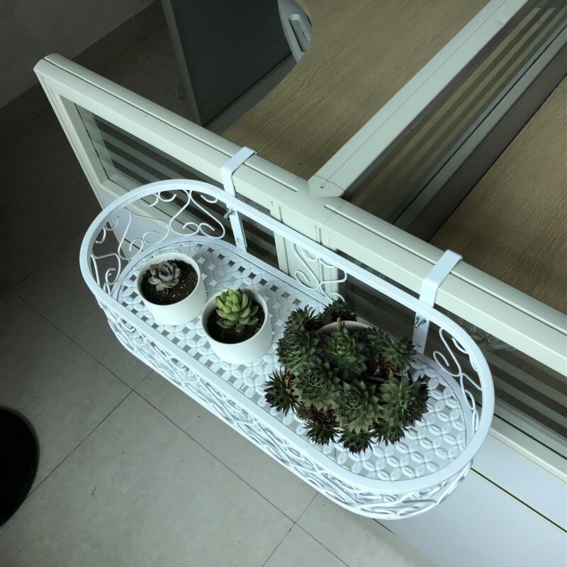 办公室桌面用品收纳置物架隔板卡槽置物架悬挂式多肉花盆架绿萝架