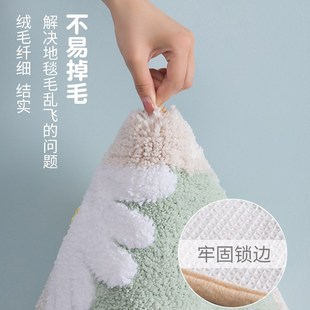 家用浴室防滑垫进门门垫小雏菊卫生间吸L水垫子玄关脚垫卧室地毯