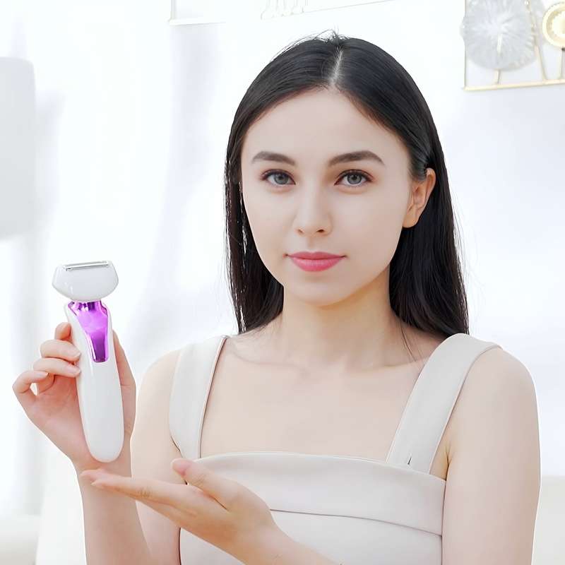 跨境女士剃毛器男女用防水脱毛器充电动仪私处刮腿毛腋毛阴毛刮毛