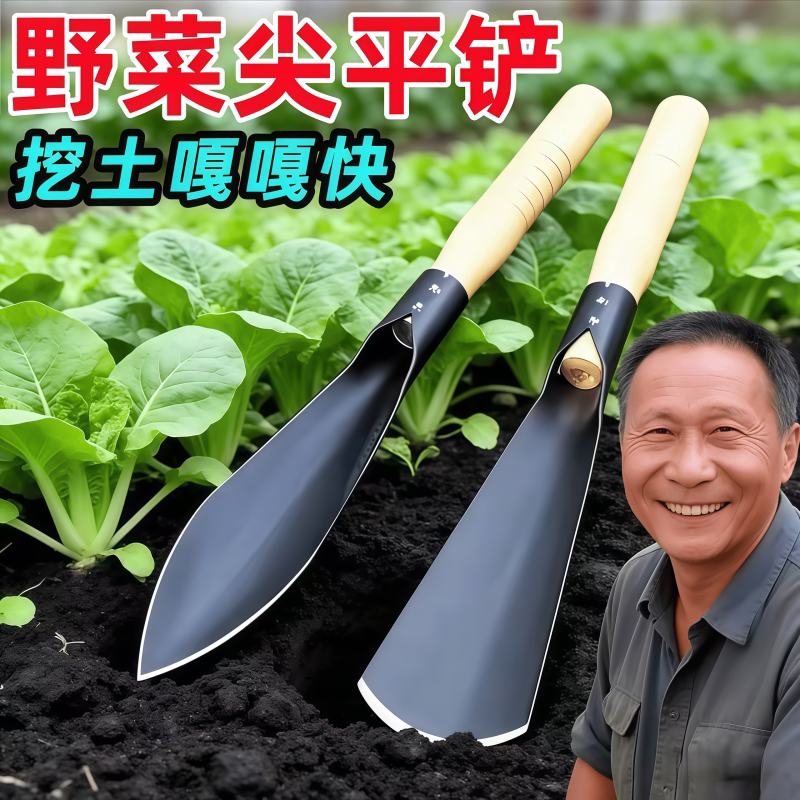 多功能种菜小铲子松土移苗铲