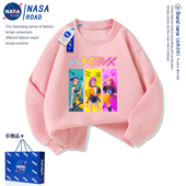 kpop猎魔女团周边女童卫衣2026新款 洋气时髦中大童女孩春装 上衣服