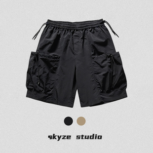 男宽松多口袋抽绳机能五分裤 Skyze 短裤 工装 Studio空溯实验室