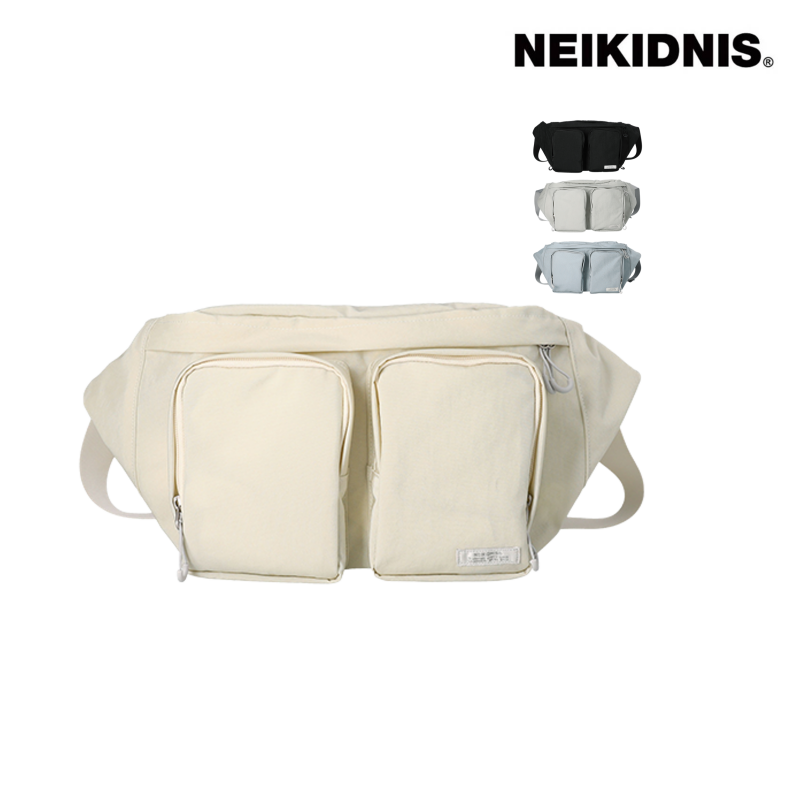 NEIKIDNIS DOUBLE POCKET HIP SACK 轻量休闲日常百搭单肩斜挎包