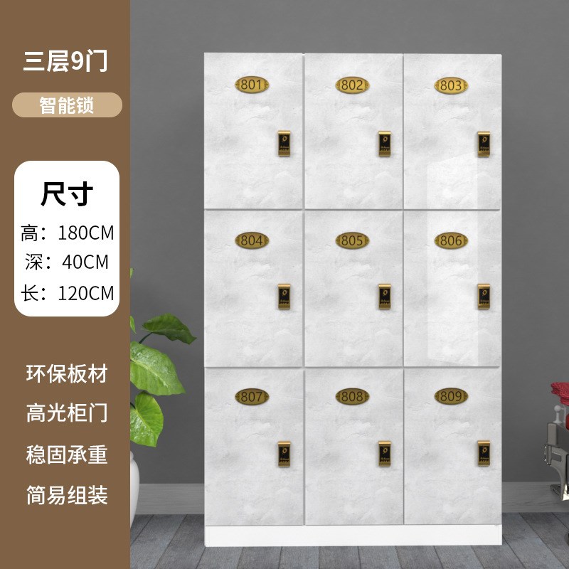 速发加工大理石更衣柜存健身房更衣柜带锁瑜伽馆游泳池储物柜