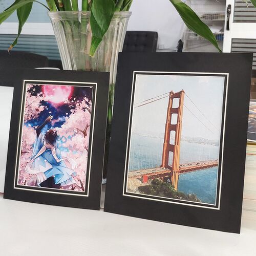 速发8裱卡照8开4k儿童画框挂墙 A4相框可定a画框简易框67装寸纸片