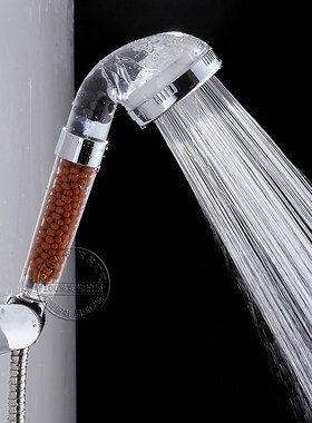 速发负离子水疗琳喷头 热水器 加增压软管手持节水莲蓬头