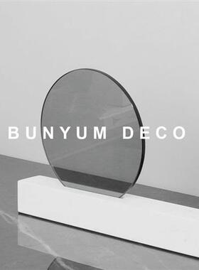 速发本与软装饰品新中式金属屏理室大风摆件办公石样品屋展示中心