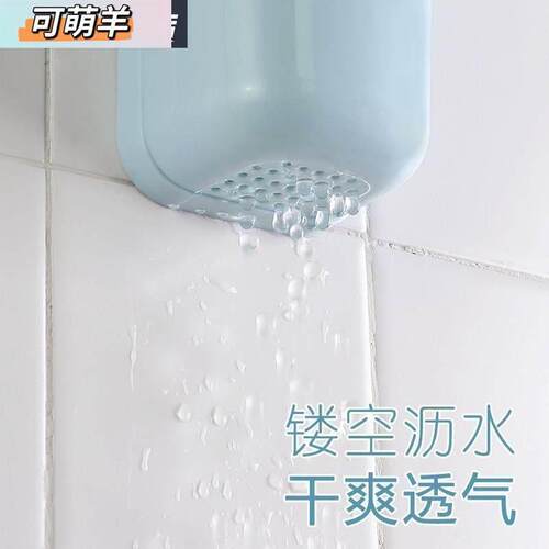 现货速发家用筷子桶厨房筷子笼带盖子防尘塑料筷筒壁挂沥水筷子收