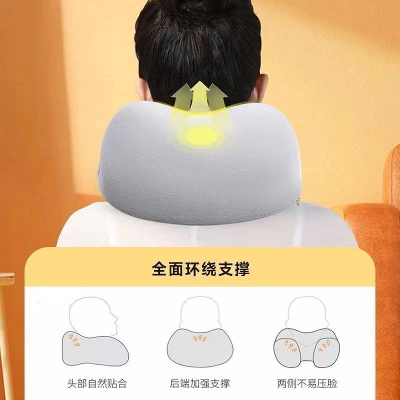 现货速发记忆棉U型枕头护颈枕可拆洗旅游u枕护脖子靠枕午睡休颈枕