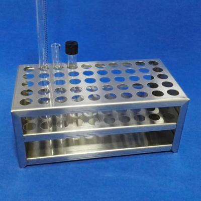 现货速发04不锈钢试管架50孔离心管架EP管样品管架1.4cm孔径开票