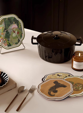 速发轻奢高垫感隔热垫杯级碗垫砂锅垫力烫餐桌垫菜盘垫亚克防桌面