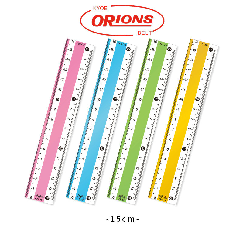 速发向 彩RIOS小学生双制刻度O色透明直尺子三角板套尺