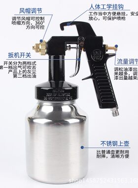 SG112气动喷漆枪z出口高雾化汽车漆喷枪喷枪